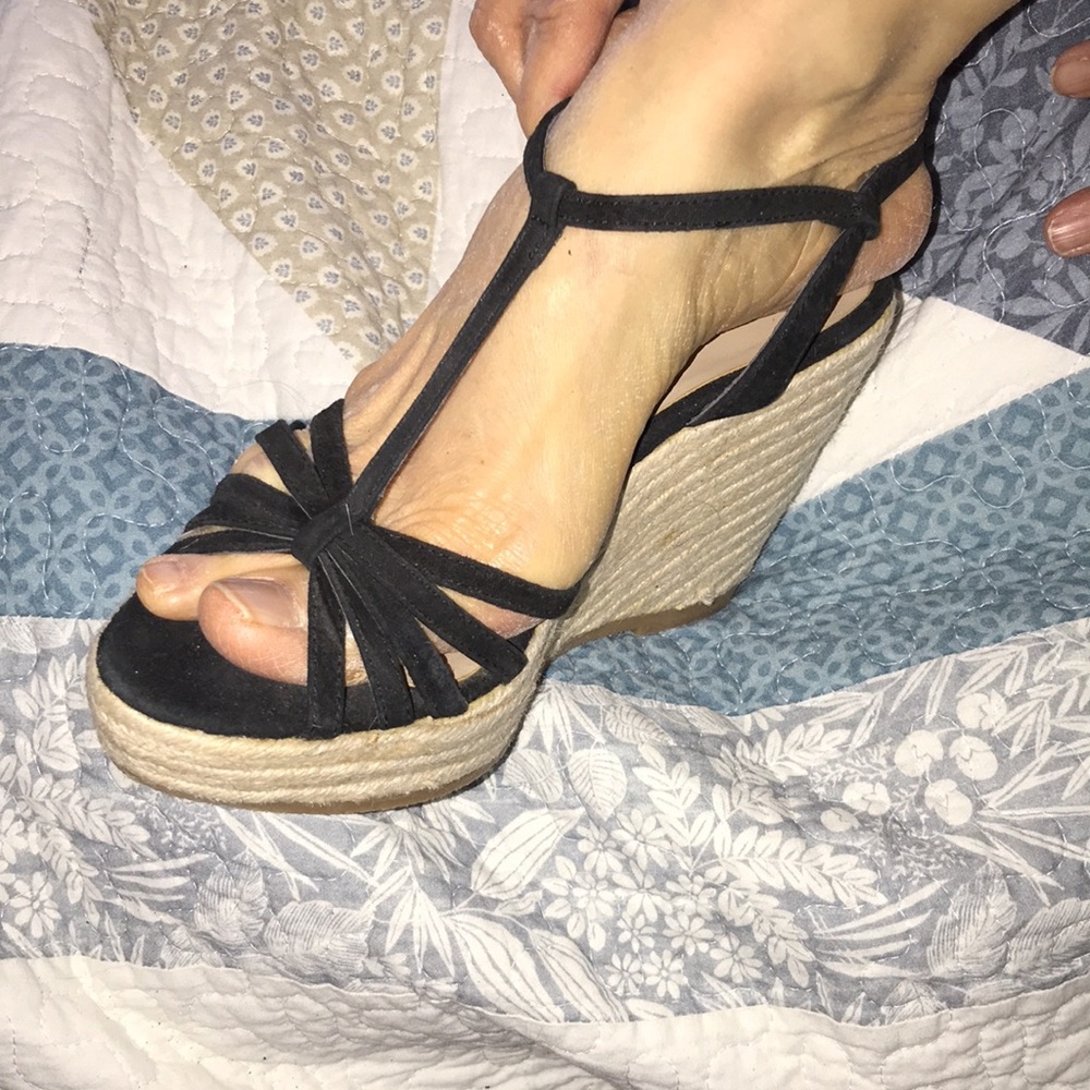 Leather Espadrilles